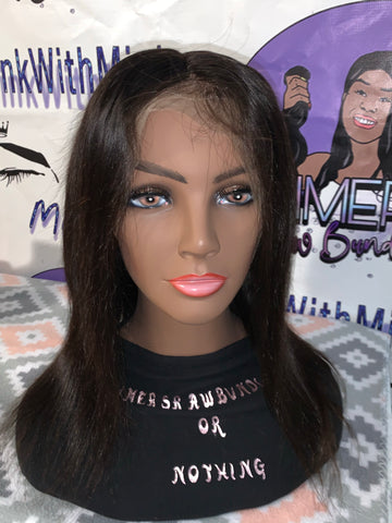 12” Full Lace Wig (#2 Color)